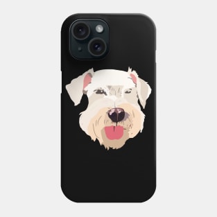 White Shnauzer Phone Case