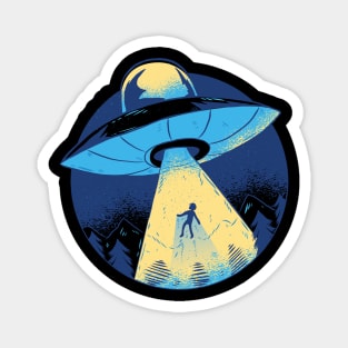 UFO Abduction Alien E.T Magnet