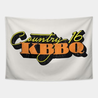 KBBQ Country Radio Tapestry