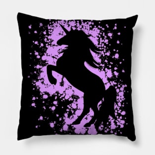 Magical Purple Unicorn Pillow