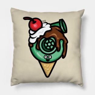 Cutest Turbo - Chocolate/Mint Ice Cream Pillow