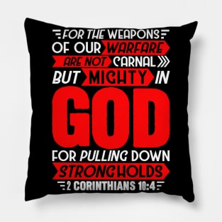 2 Corinthians 10:4 Pillow