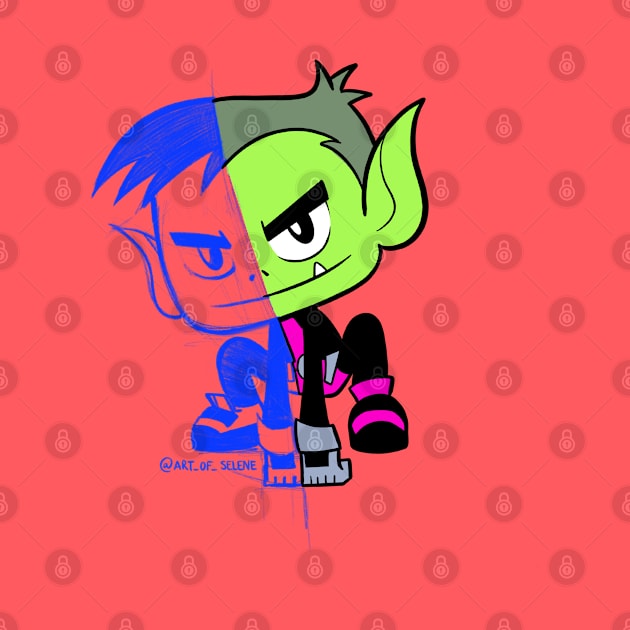 Beast boy by Art_of_Selene