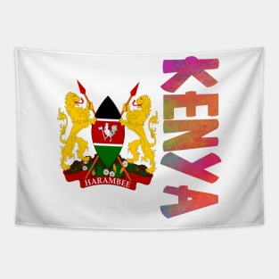 Kenya Coat of Arms Design Tapestry