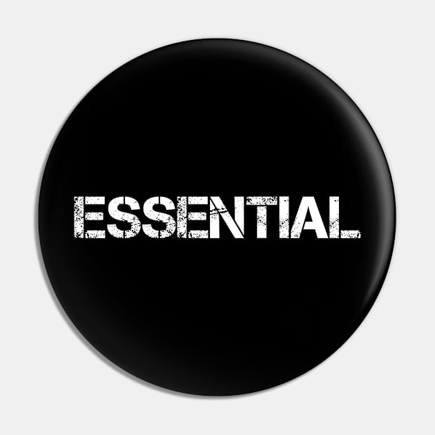 Essential Employee Pin by BeDesignerWorld