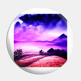 Purple Haze Landscape Pin