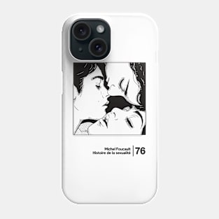 Michel Foucault - Minimal Style Graphic Artwork Phone Case