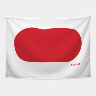 Red ellipse forma Tapestry