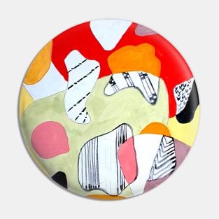 red abstract Pin