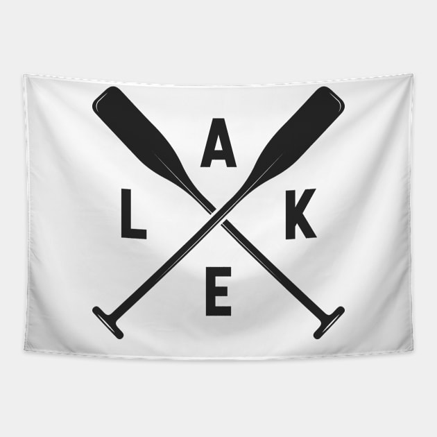 Lake Oars - Canoeing Kayaking, Sup Paddle Boarding Tapestry by CaptainHobbyist