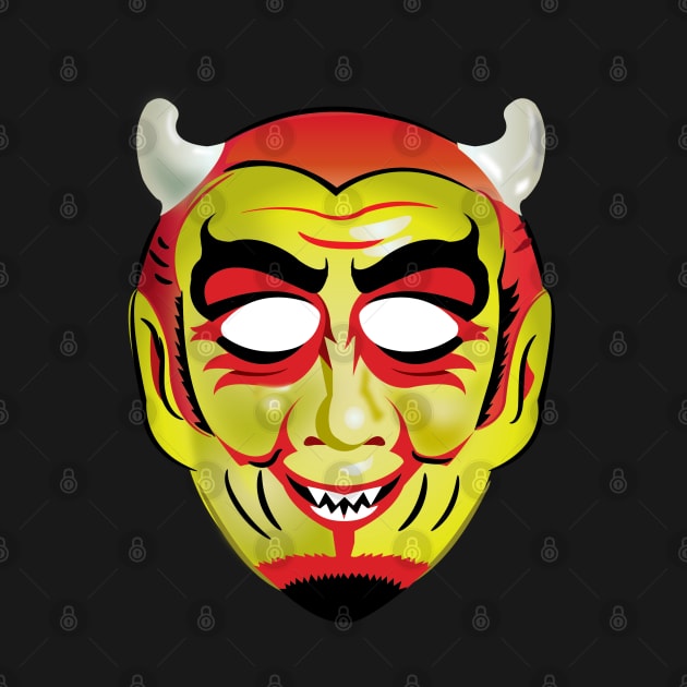 Vintage Devil Mask by Gimmickbydesign