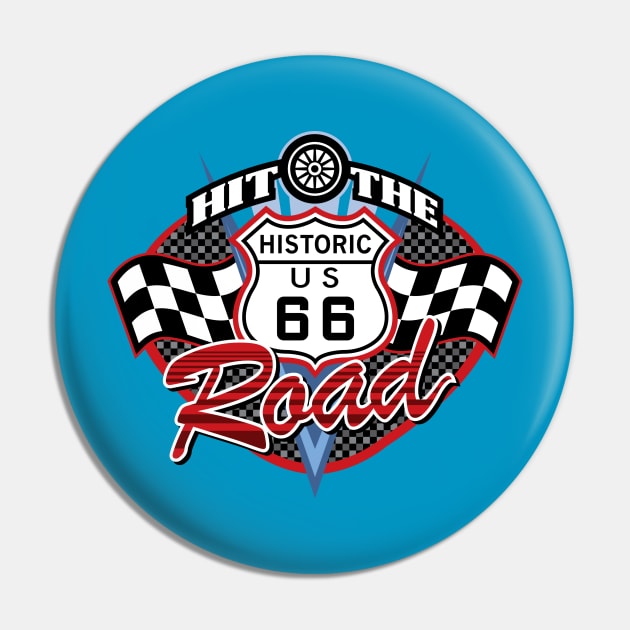 Hit the Road Pin by DesignWise