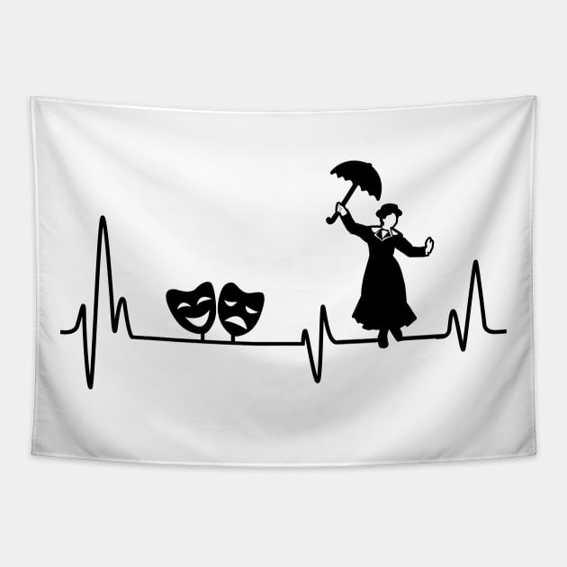 Love Mary Poppins Tapestry by KsuAnn