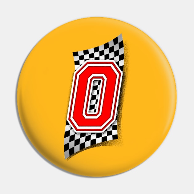 Racer Number 0 Pin by Adatude