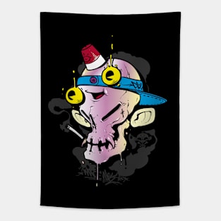 Monky Skull Tapestry