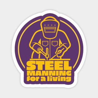 Steelmanning for a Living - Lex Fridman Gifts & Merch Fan Design Magnet