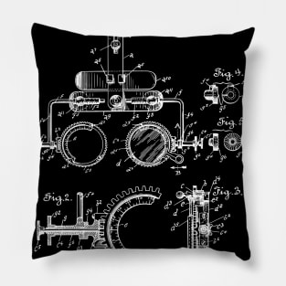 Eye Doctor Gift - Trial Frame Patent Pillow