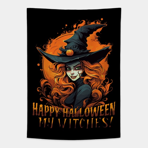 My Witches! Tapestry by Atomic Blizzard