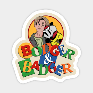 Bodger and Badger Retro Kids TV Magnet