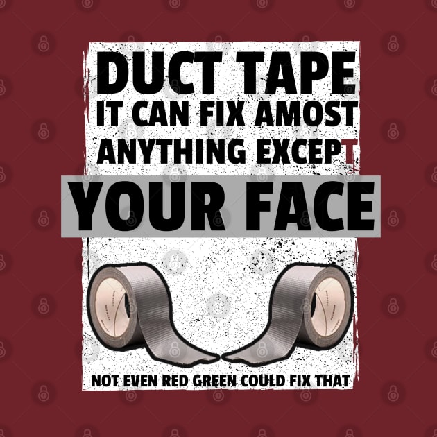 Not even duct tape! by Pixel-High