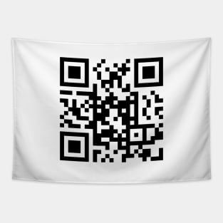 Trump lost. LOL! QR code Tapestry