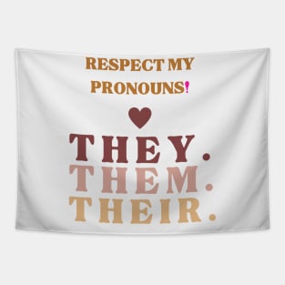 Gender Neutral Pronouns Tapestry