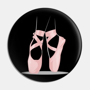 Ballerina Ballet Shoes - Cool Toe Dancing Pin