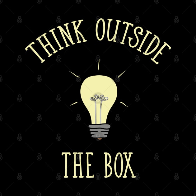 Think outside the Box lamp electrician gift by MrTeee