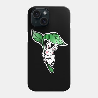 Bunny floating away Phone Case