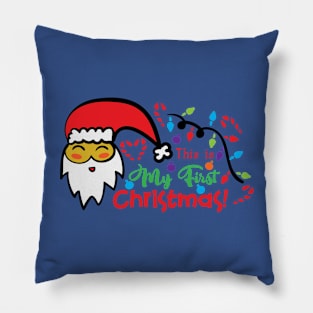 This is My First Christmas Pillow