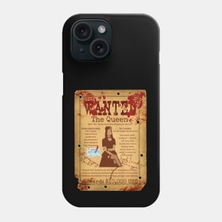 The Queen Wanted Poster Phone Case