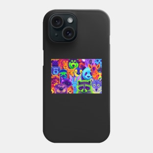 Neon Animals Phone Case