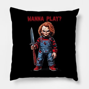 wanna play? Pillow