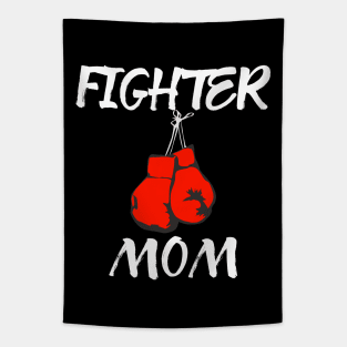 Boxing Fighter Mom Tapestry