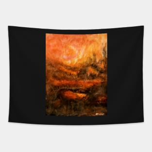 Sunset on planet 501 Tapestry