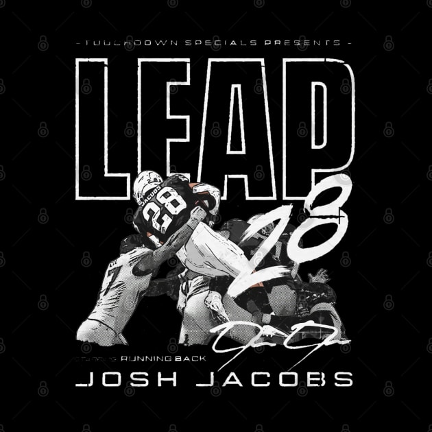 Josh Jacobs Las Vegas Touchdown Leap by MASTER_SHAOLIN