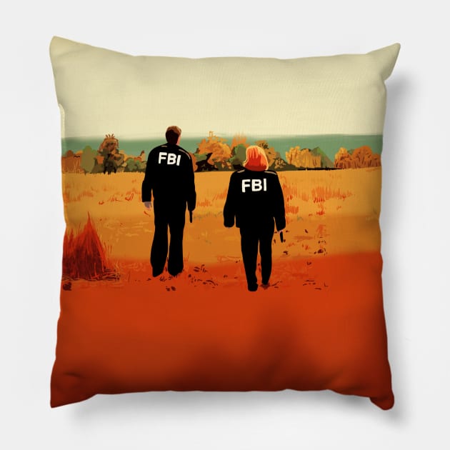 The X Files I want to believe poster FBI Pillow by Mimie20