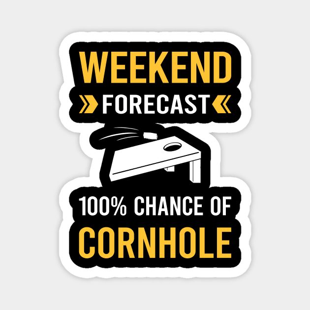 Weekend Forecast Cornhole Magnet by Good Day