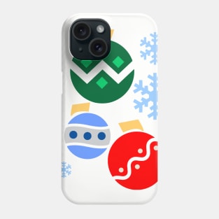 Colorful Christmas Balls Phone Case