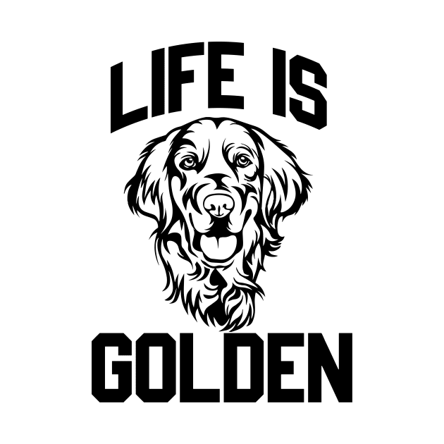 Cute Dogs Life Is Golden, Golden Retriever by Merricksukie3167