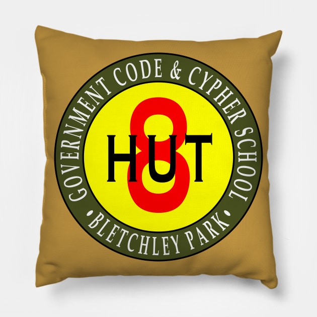 Bletchley Park Hut 8 Pillow by Lyvershop