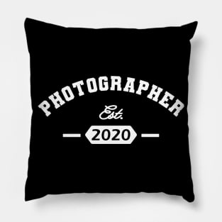 Photographer Est. 2020 Pillow