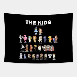 bluey children character sheet Tapestry