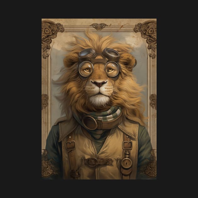 Steampunk Lion by Durro