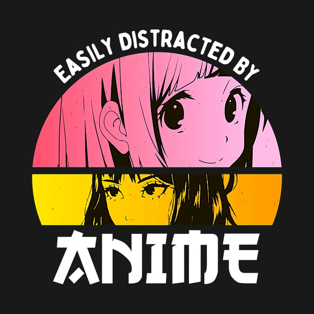 Easily Distracted By Anime by Mad Art