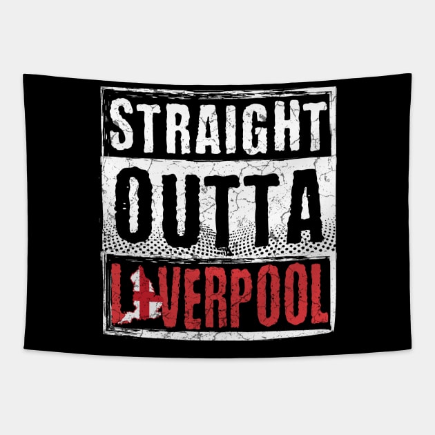 Straight Outta Liverpool Tapestry by Mila46