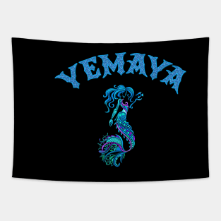 Yemaya Orishas Goddess Ifa Yoruba Religion Water Deity Tapestry