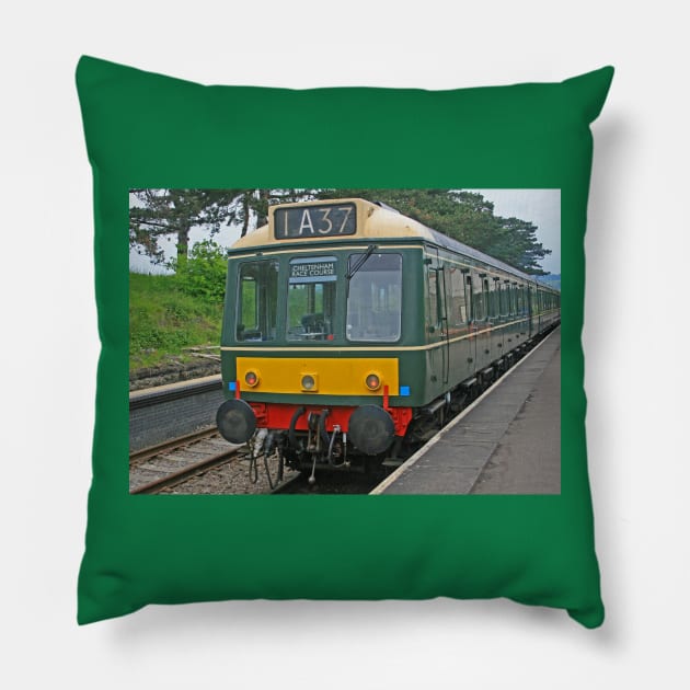 Diesel Railcar Pillow by RedHillDigital