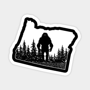 Oregon Bigfoot Magnet