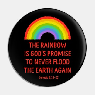 Rainbow God's Promise Genesis 6:13-22 Pin